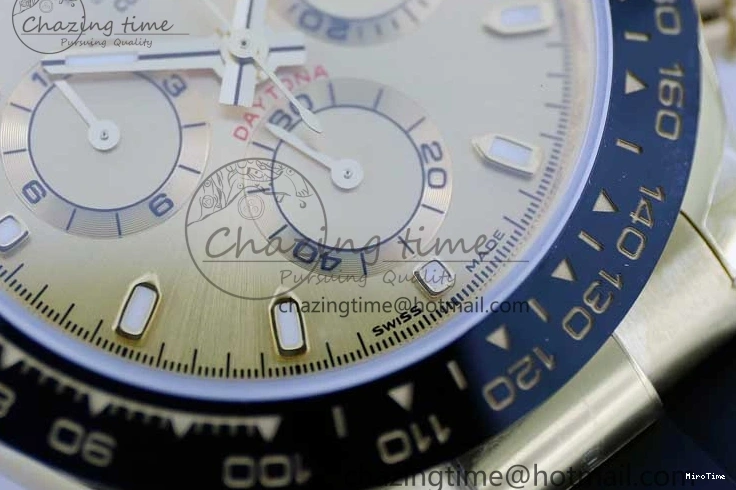 MiroTime 0423 Daytona 116518 TWF 1:1 Best Edition 904L Steel YG Dial on Oysterflex Strap A Youthful 2424